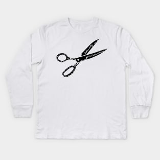 Fabric Scissors Kids Long Sleeve T-Shirt